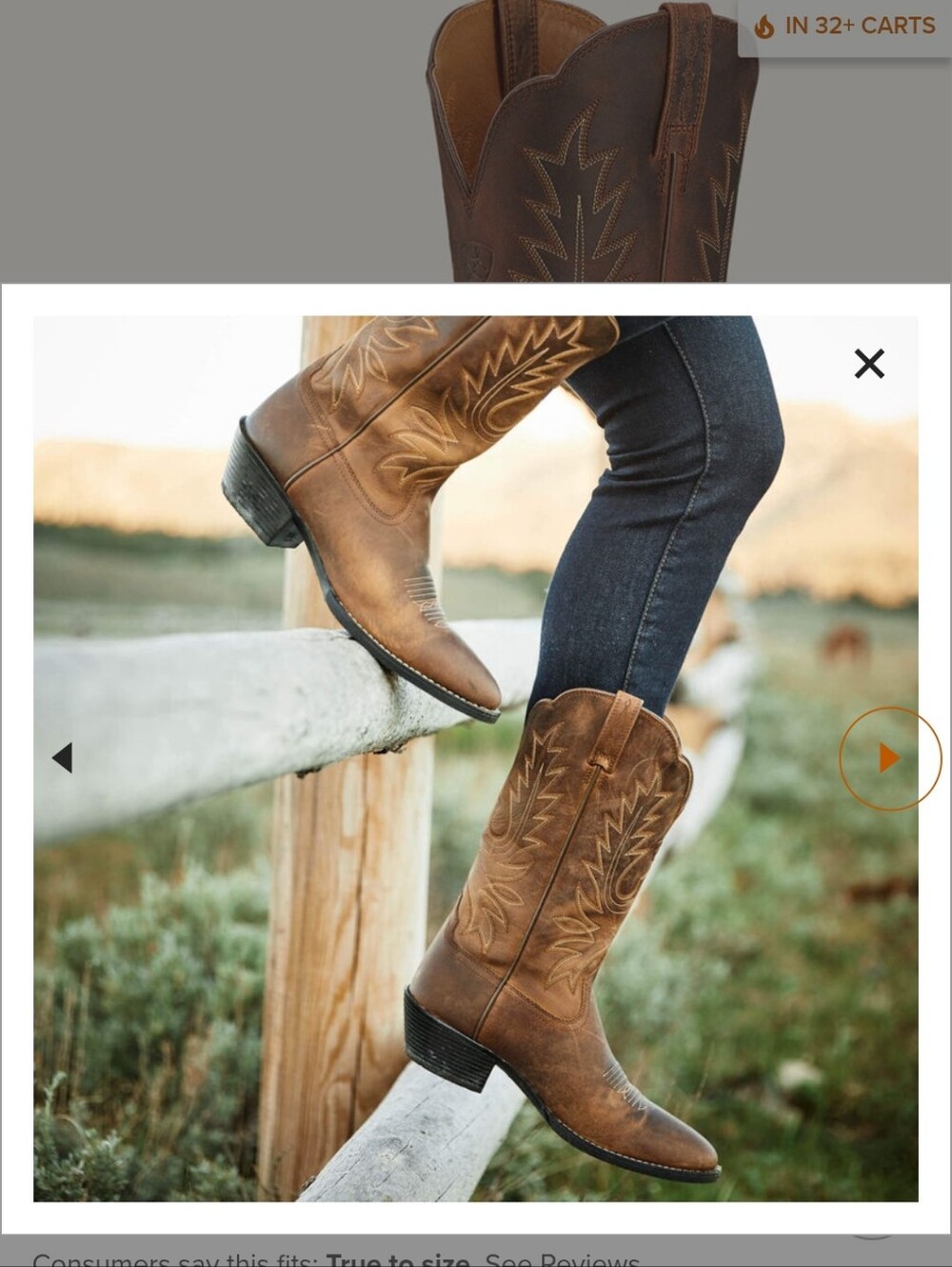 Ariat 7B Heritage R Toe - Picture 12 of 16